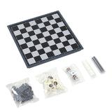 Superdrug Livingandhome 3 in 1 Portable Folding Magnetic Chess Set- Buy online at McGrocer