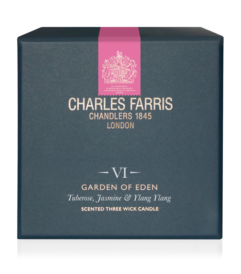 Charles Farris Garden of Eden candle 210g - British product