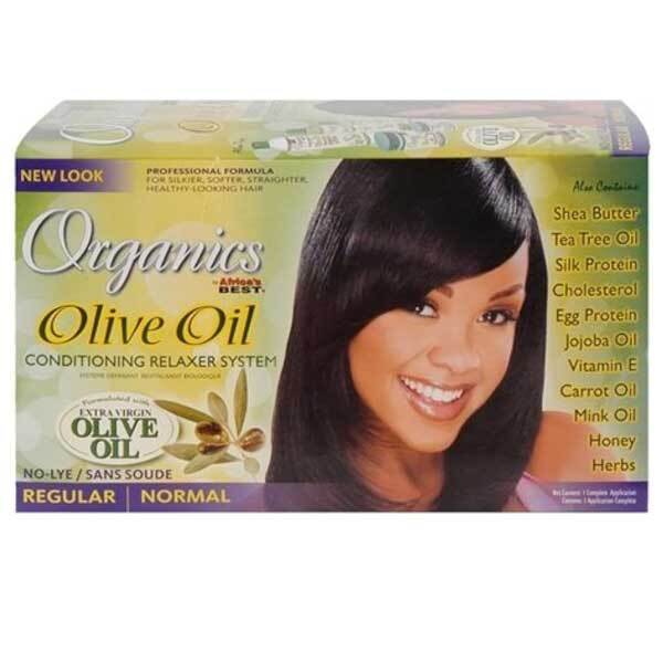 Africas Best Organics Olive Oil No Lye Relaxer - British product