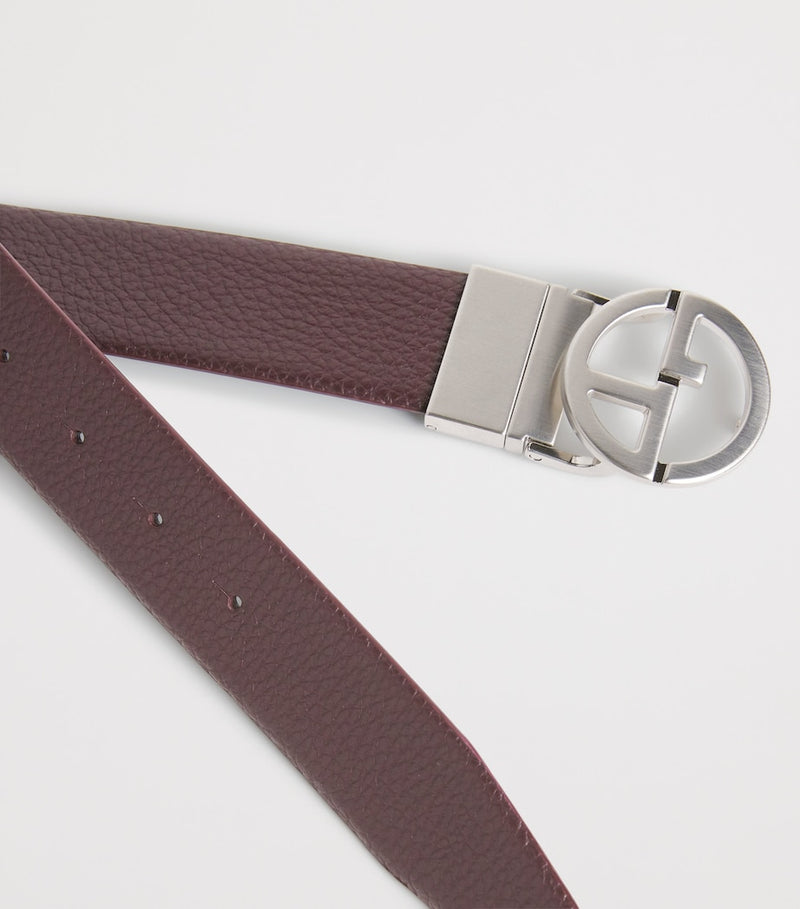 Giorgio Armani reversible leather belt strap - British product
