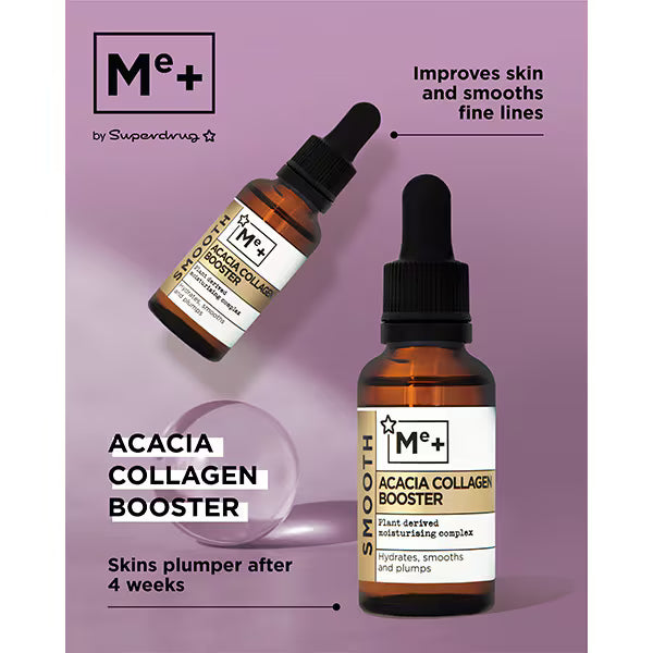 Me+ Acacia Collagen Booster Serum 30ml, imported from the UK