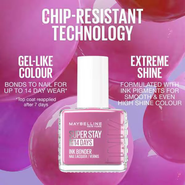 Maybelline Supersay Ink Bonder Base Coat, imported from the UK