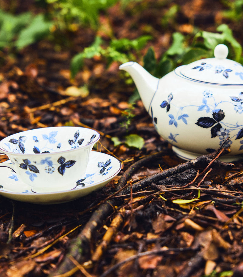 Wedgwood Wild Strawberry Inky Blue teapot (British brand)