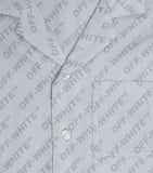Off-White Kids Logo Bowling Shirt 4-12+ Years, imported from the UK
