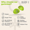 Nutriburst Nutri Greens gummies vitamins B D turmeric 60 gummies (British brand)
