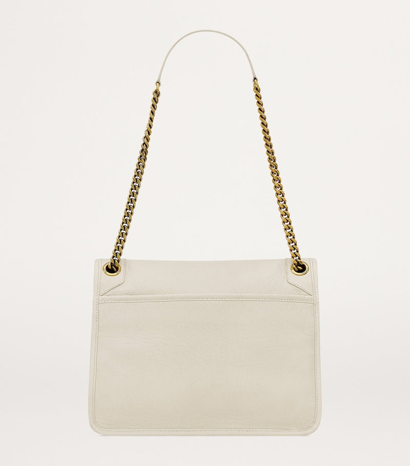Saint Laurent Medium Niki Flap Bag in lambskin leather, UK version
