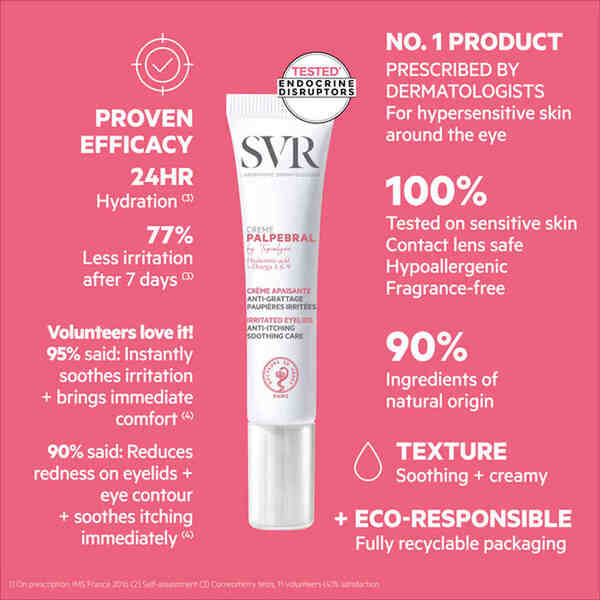 SVR Soothing Eczema Eye Cream 15ml (British brand)