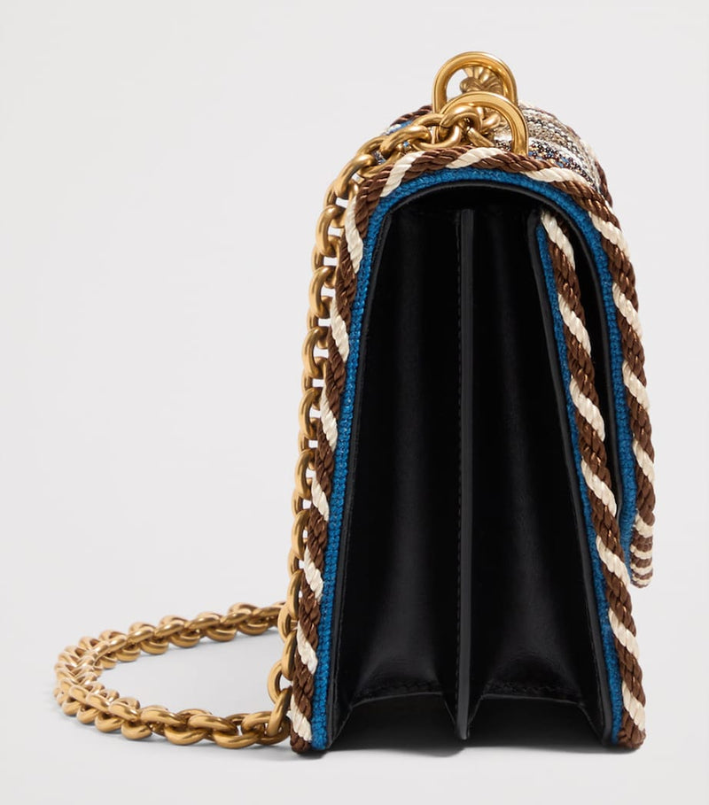 Valentino Garavani silk embellished Vain shoulder bag, UK version