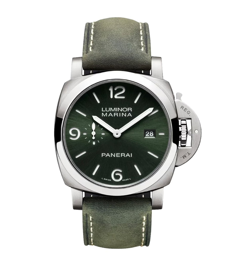 Panerai Luminor Marina brushed titanium watch 44mm, UK version
