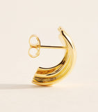 LIÉ STUDIO Magda earrings 18-karat gold-plated silver - British product