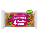 Warburtons Gluten Free Cinnamon & Raisin Sliced Fruity Buns x4 GOODS Sainsburys