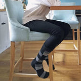 Sock Snob checkered wool silk socks UK 4-8 (British brand)