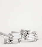 Suzanne Kalan white gold diamond bold burst stud earrings - British product