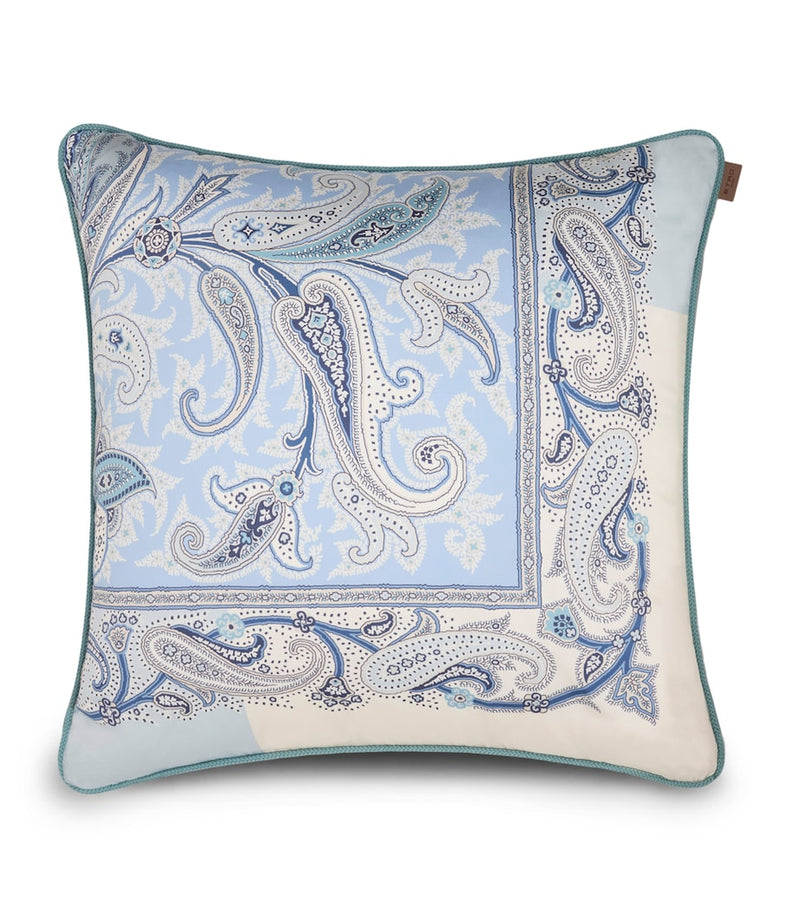 Etro cotton satin Yaara cushion 60cm, imported from the UK