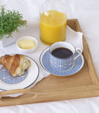 O.W. London Loop teacup and saucer set (British brand)