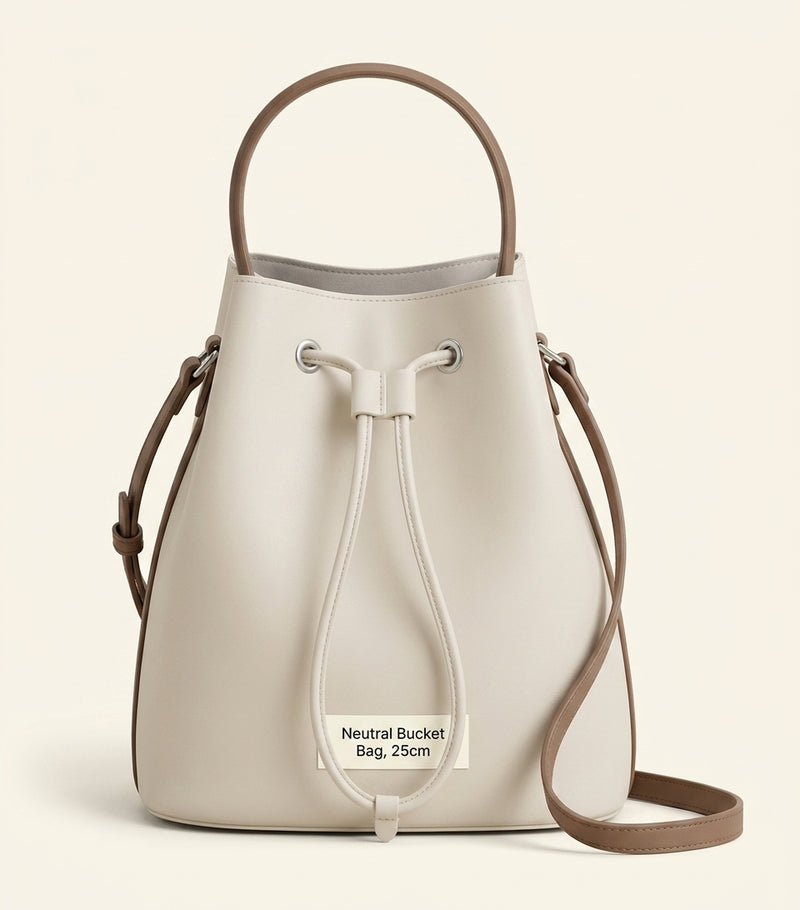 Burberry Small Check bucket bag 26cm, imported from the UK