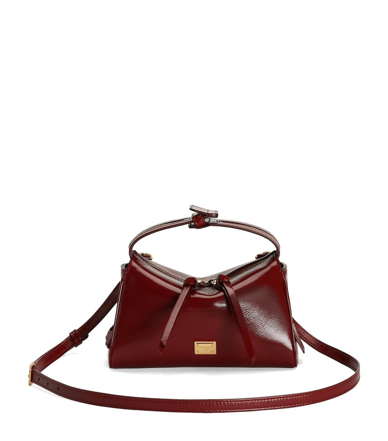 Dolce&Gabbana Vittoria shoulder bag in calfskin leather - British product