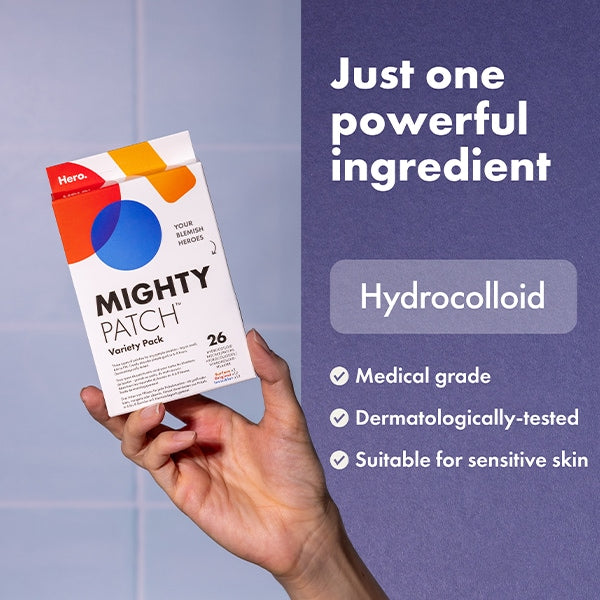 Hero Mighty Patch Variety Acne Patches 26ct, UK version