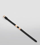 Marli New York rose gold saffiano leather UNII bracelet (British brand)