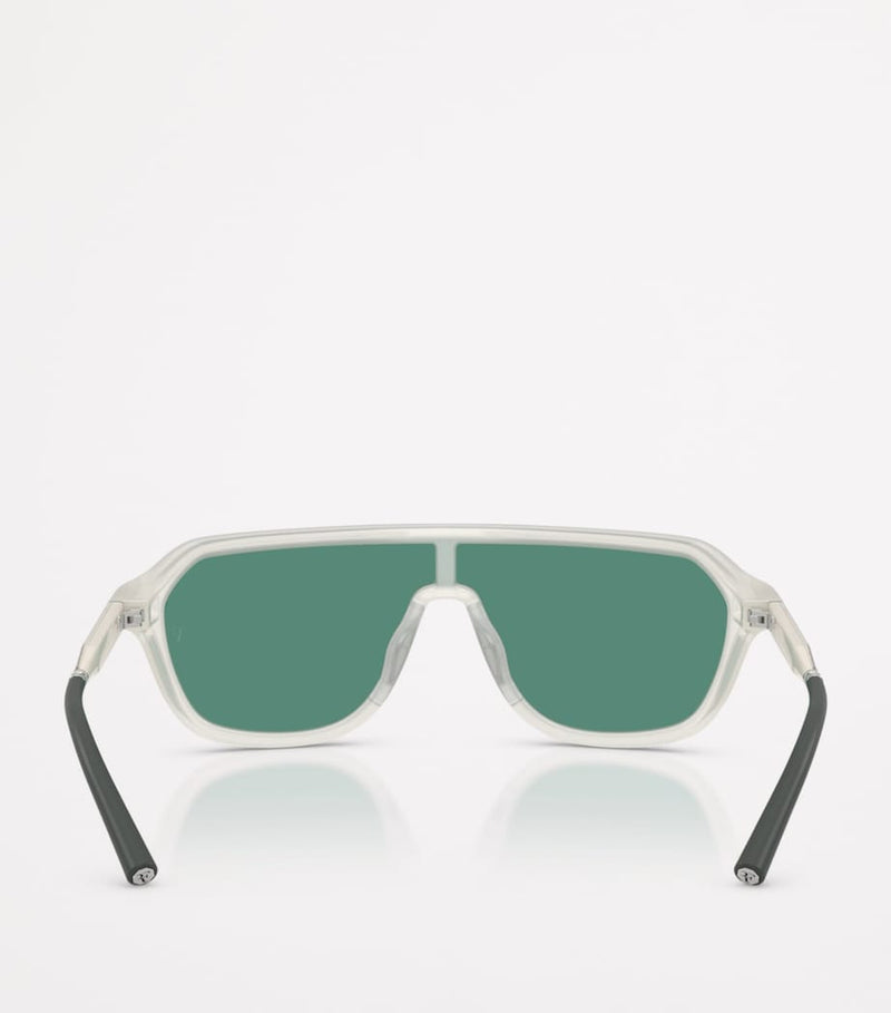 Oliver Peoples R-12 goggle sunglasses - British product
