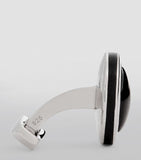 Tateossian sterling silver onyx cufflinks, UK version