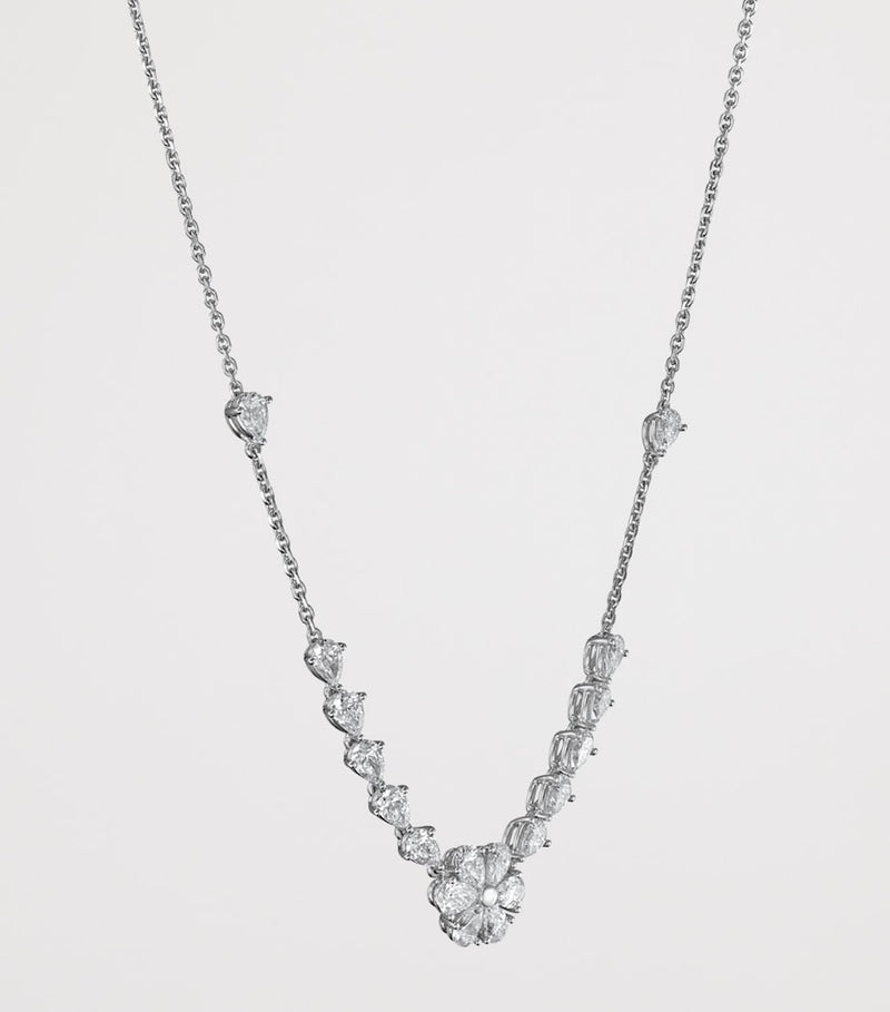 Chopard L'Heure du Diamant white gold diamond necklace, UK version