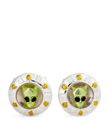 Harrods Deakin & Francis Sterling Silver UFO Cufflinks- Buy online at McGrocer