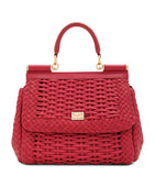 Dolce&Gabbana Sicily top-handle bag woven leather (British brand)