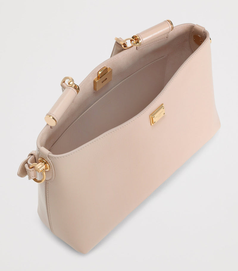 Dolce&Gabbana Vittoria shoulder bag calfskin leather - British product