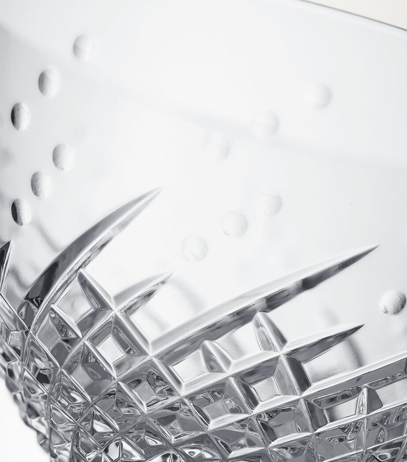Waterford crystal bowl with karo and olive cut patterns, 15cm (British brand)