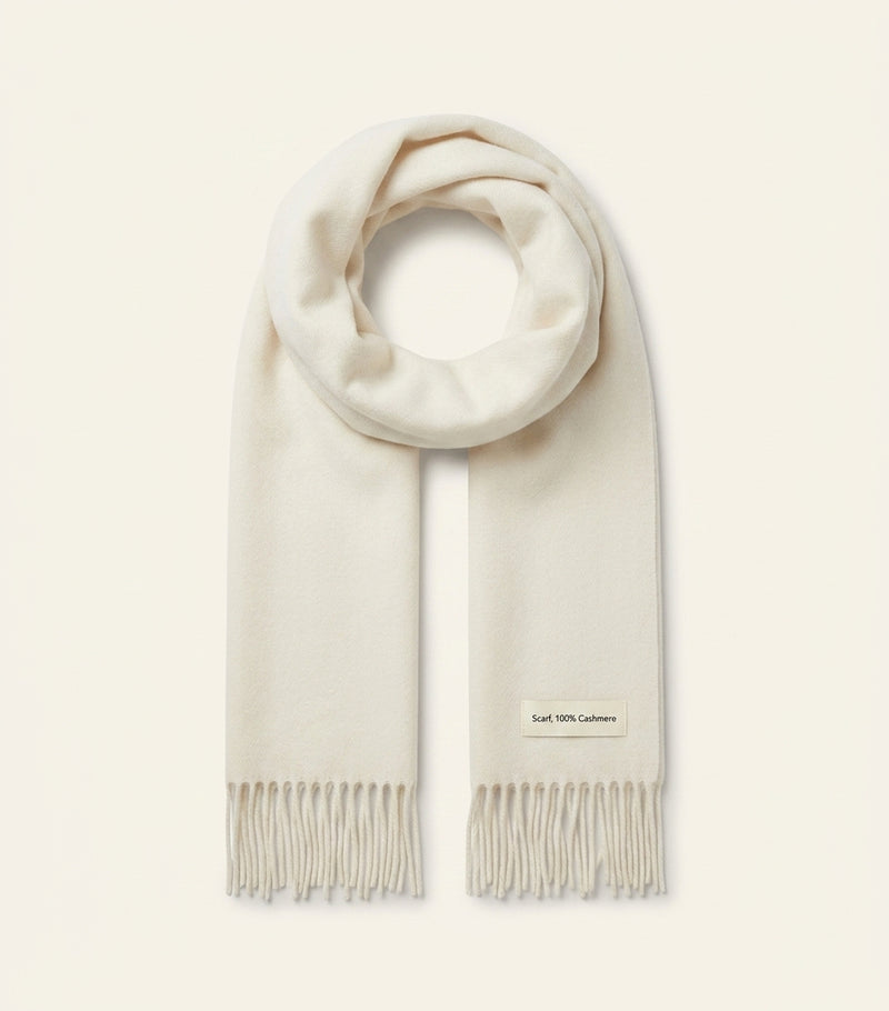 Burberry reversible cashmere scarf with EKD design (British brand)