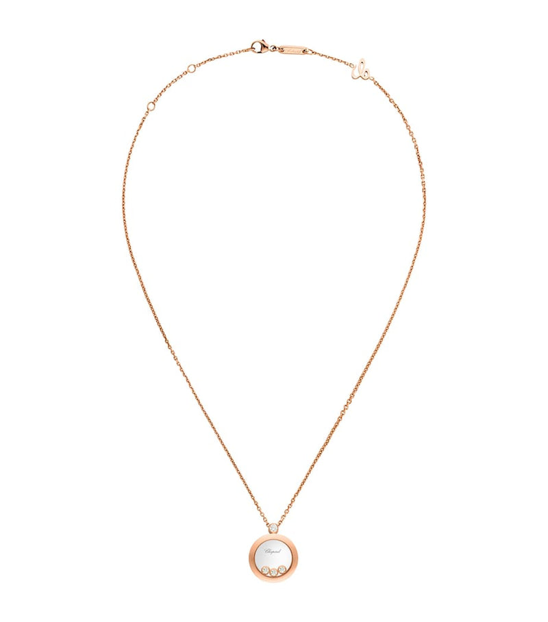 Chopard Happy Diamonds pendant 18kt rose gold, imported from the UK