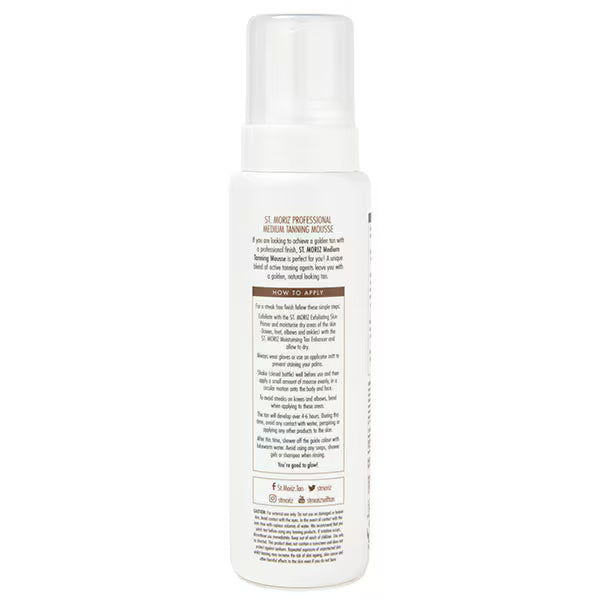 St. Moriz Professional Mousse Medium 300ml (British brand)