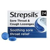 Strepsils Sore Throat & Cough Lozenges 24s GOODS Superdrug