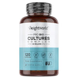 Superdrug WeightWorld Bio Cultures Complex 60 Billion CFU Probiotic and Prebiotic Supplement 120 Capsules- Buy online at McGrocer
