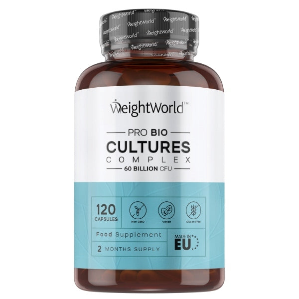 WeightWorld Bio Cultures Complex 120 capsules 60 billion CFU, UK version