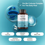 WeightWorld Bio Cultures Complex 120 capsules 60 billion CFU, UK version