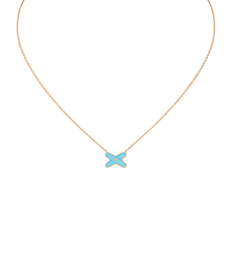 Chaumet Jeux de Liens pendant necklace turquoise diamond (British brand)