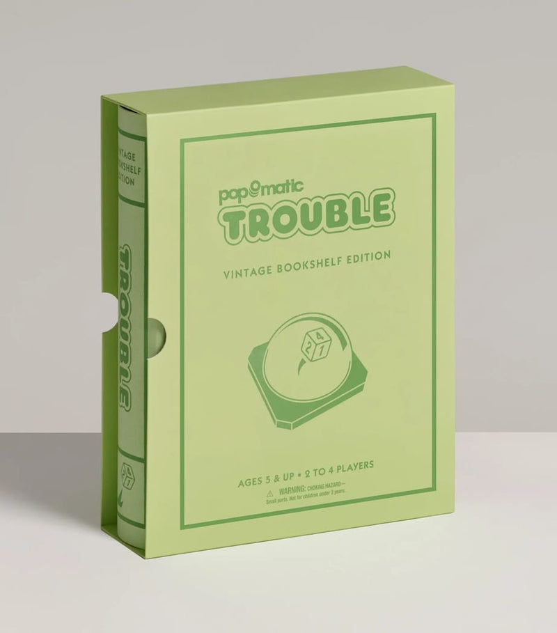 Trouble Vintage Bookshelf Edition board game (British brand)
