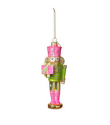 Harrods Glass-Blown Nutcracker Tree Decoration with Hanging Loop, 16.5cm Height- Buy online at McGrocer