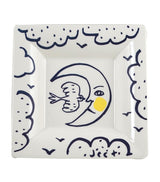 Harrods Square Candy Tray with Moon Design, Dishwasher and Microwave Safe, 17cm- Buy online at McGrocer