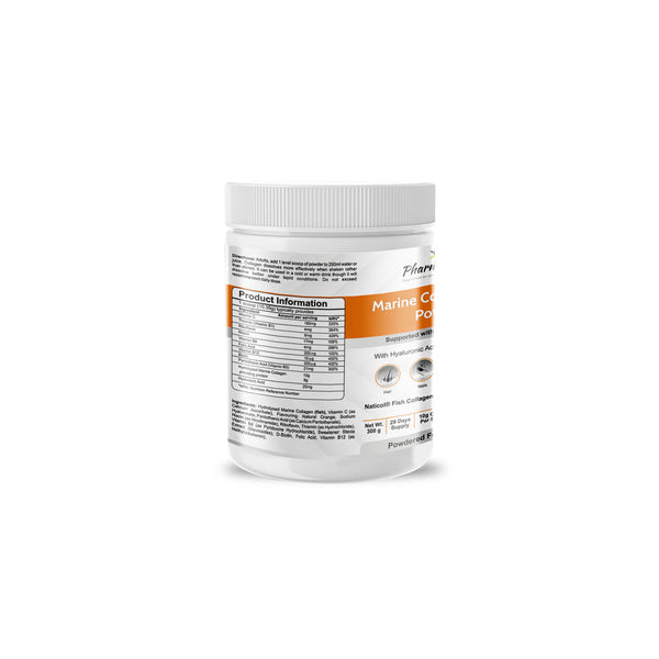 Pharmanostix hydrolysed marine collagen powder 300g - British product