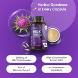 WeightWorld milk thistle capsules 180 count, imported from the UK