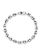 Tateossian Sterling Silver Marine Link Chain Bracelet (British brand)