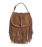 Harrods Etro Small Suede Fringed Pony Shoulder Bag- Buy online at McGrocer