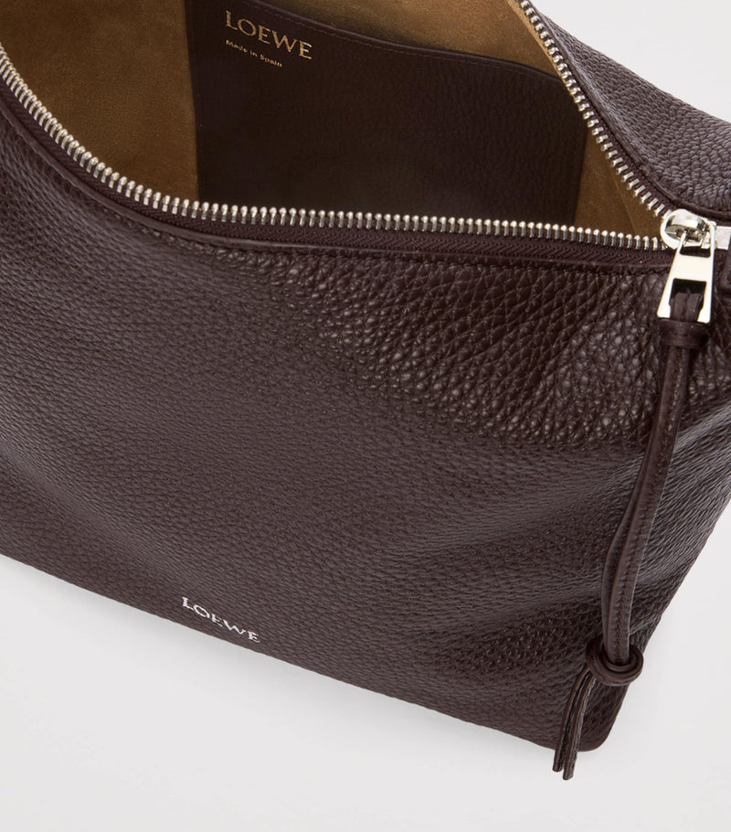 LOEWE Cubi cross-body bag in grained calf leather (British brand)