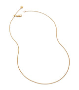 Harrods Monica Vinader Gold Vermeil Fine Chain Necklace 43cm- Buy online at McGrocer