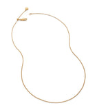 Monica Vinader gold vermeil fine chain necklace 43cm (British brand)
