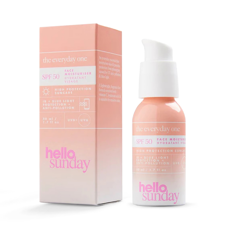 Hello Sunday face moisturiser SPF50 50ml - British product