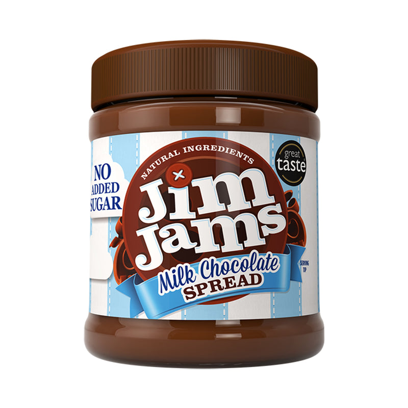 Jim Jams milk chocolate spread 350g, imported from the UK